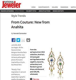 National Jeweler Article