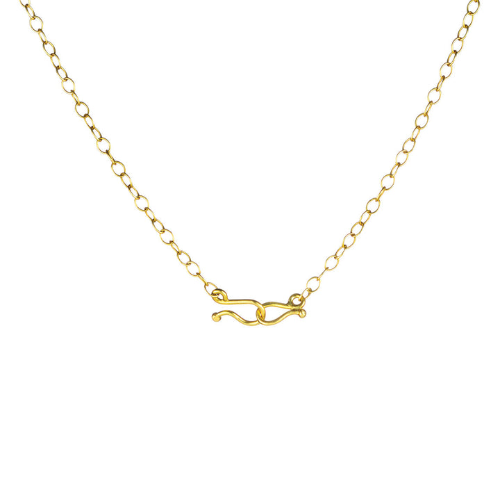 Wishbone Stone Spinner Pendant