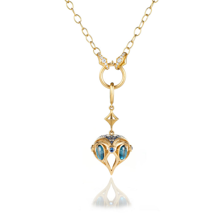 Large pavéd onion dome pendant