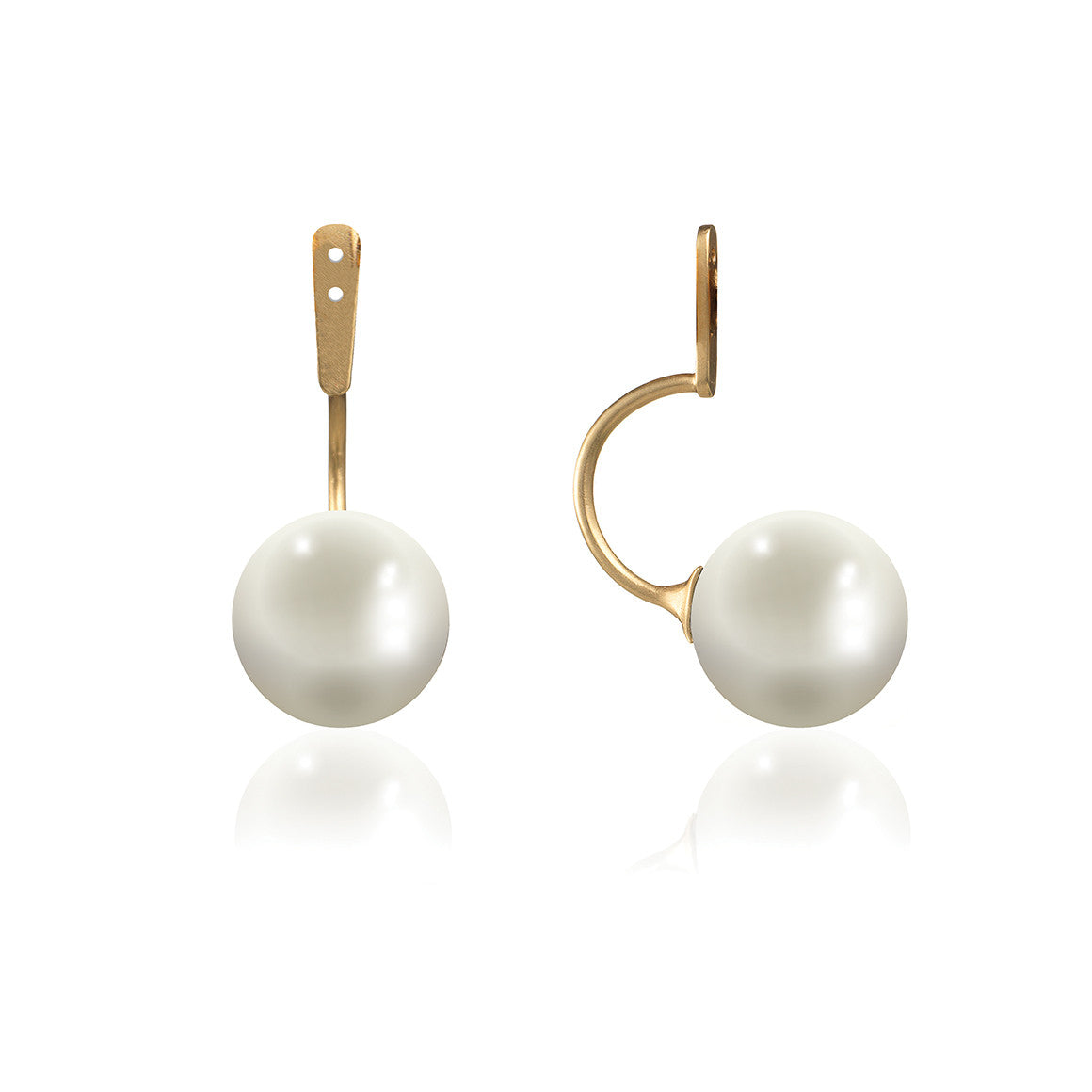 White Fresh Water Pearl Earring Enhancer