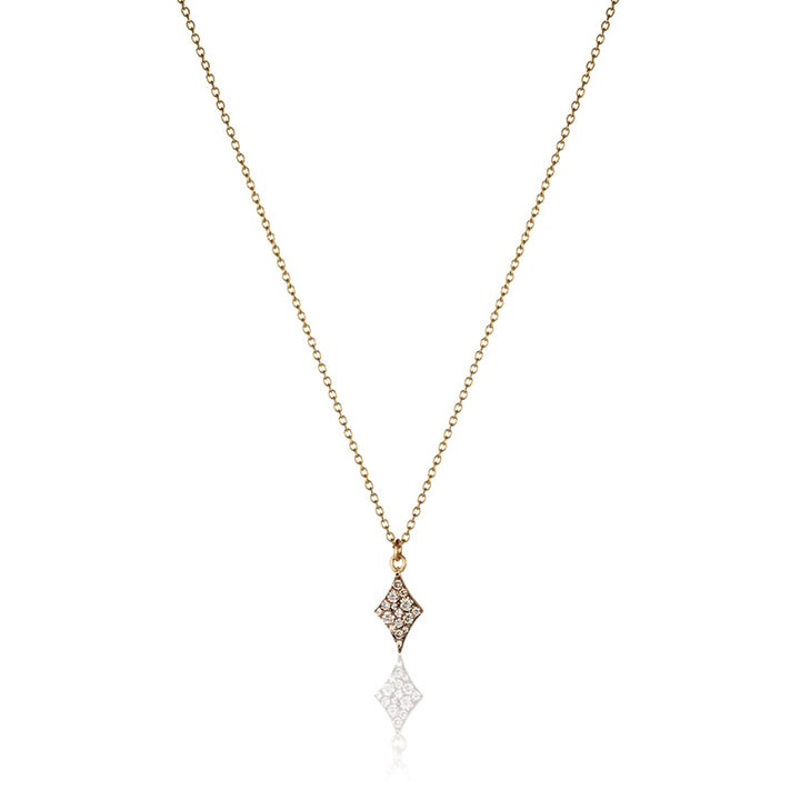 Pavéd Diamond motif charm pendant