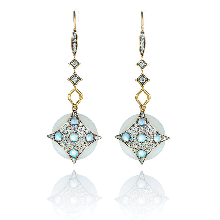 Star Medallion Earrings