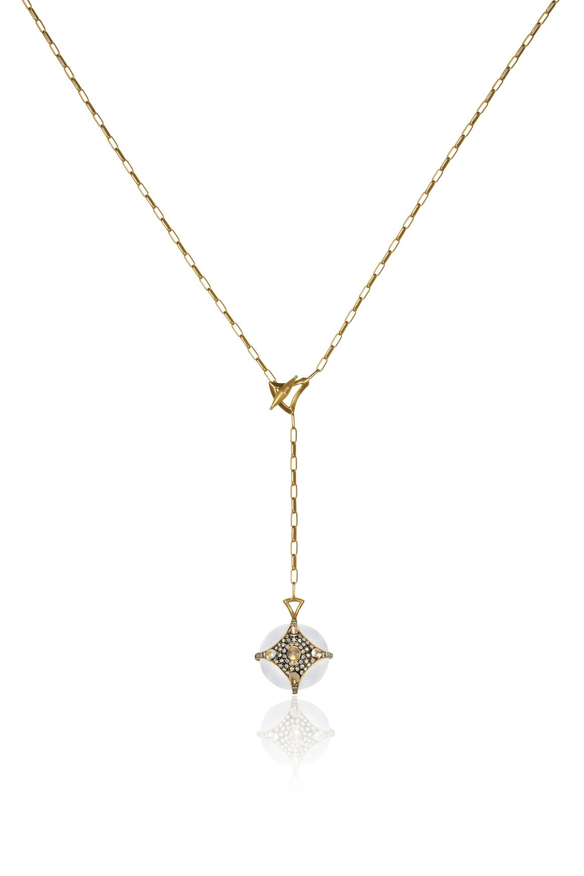 Star Medallion Pendulum Necklace
