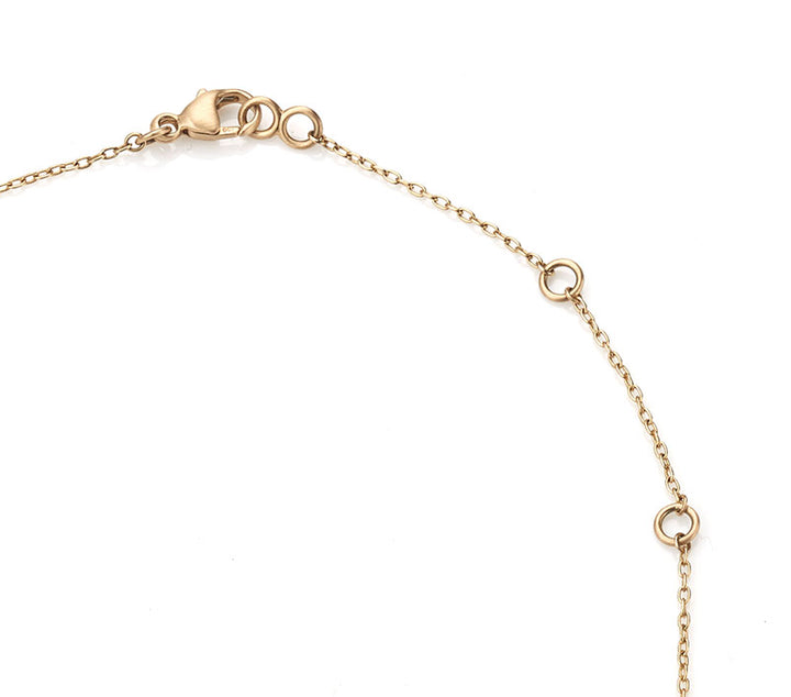 Pavé Plumb Drop Necklace