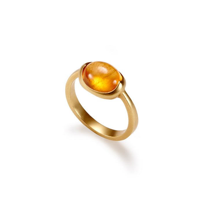 Pasha Ring with Mandarin Garnet