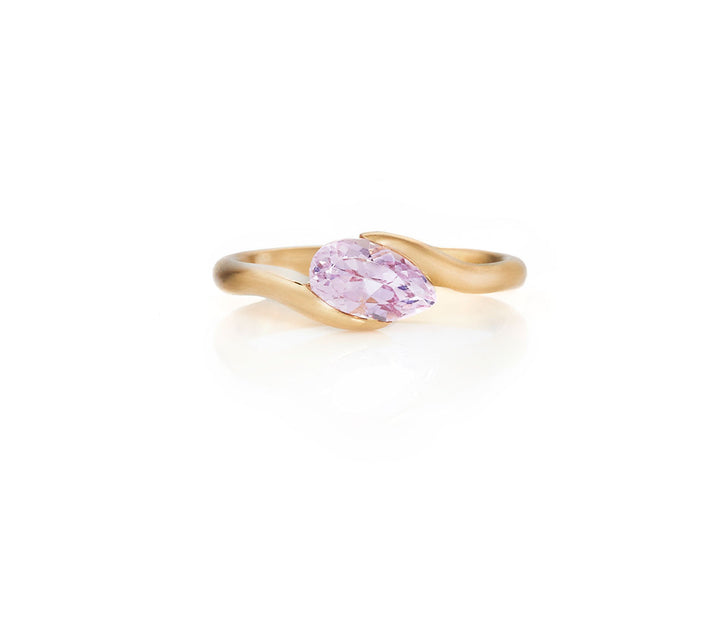 Kunzite Cradle ring