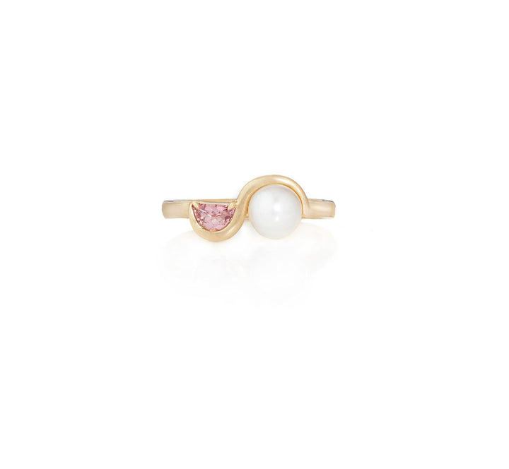 Pearl & Tourmaline ring