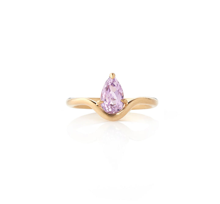 Kunzite rise ring